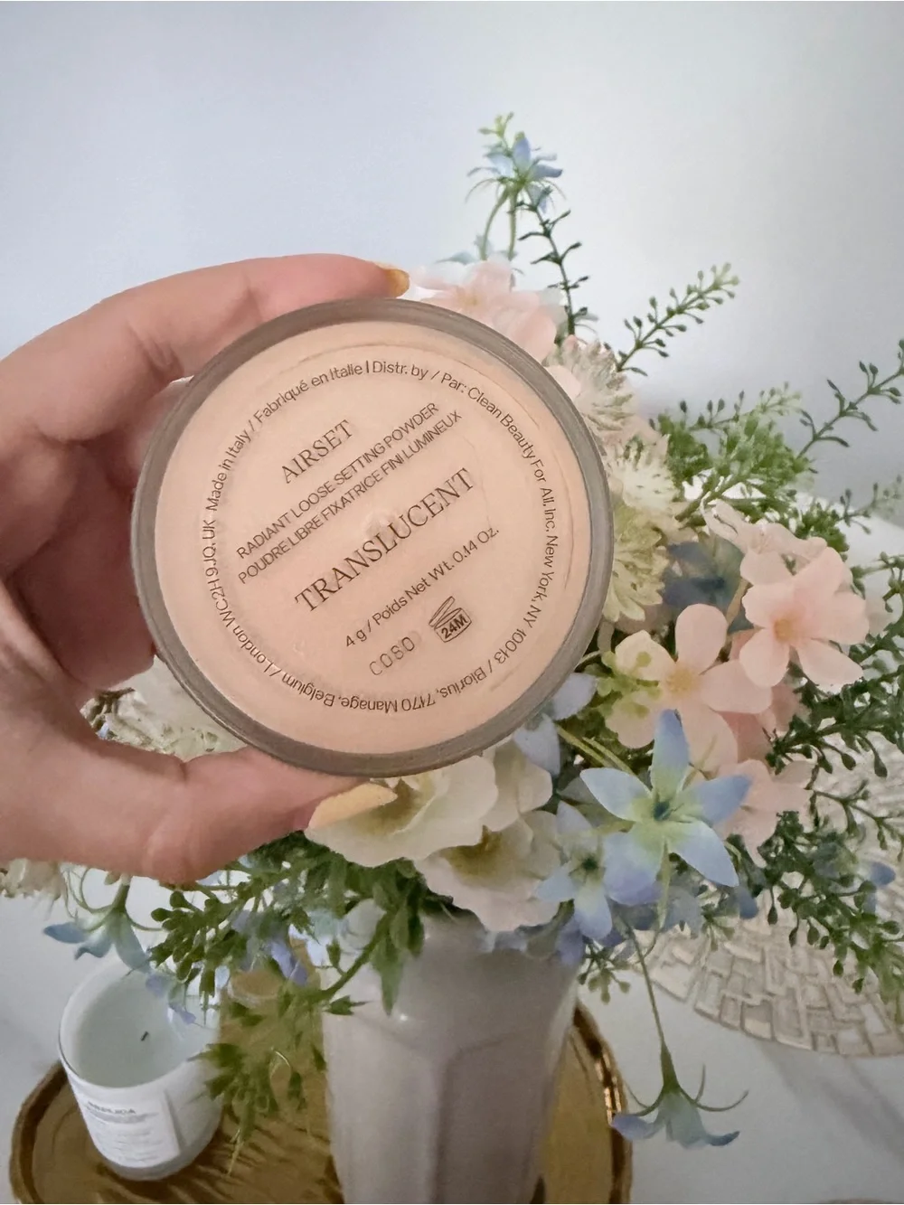 Saie Airset Radiant and Weightless Talc Free Loose Setting Powder - Translucent